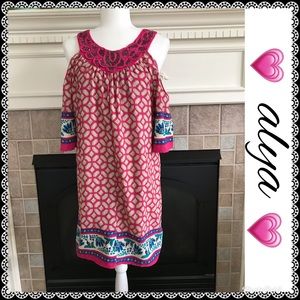 Alya, cold shoulder midi dress/ tunic, siz…